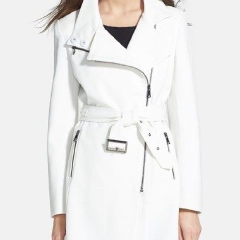 Bebe Fit & Flare Moro Trench Coat